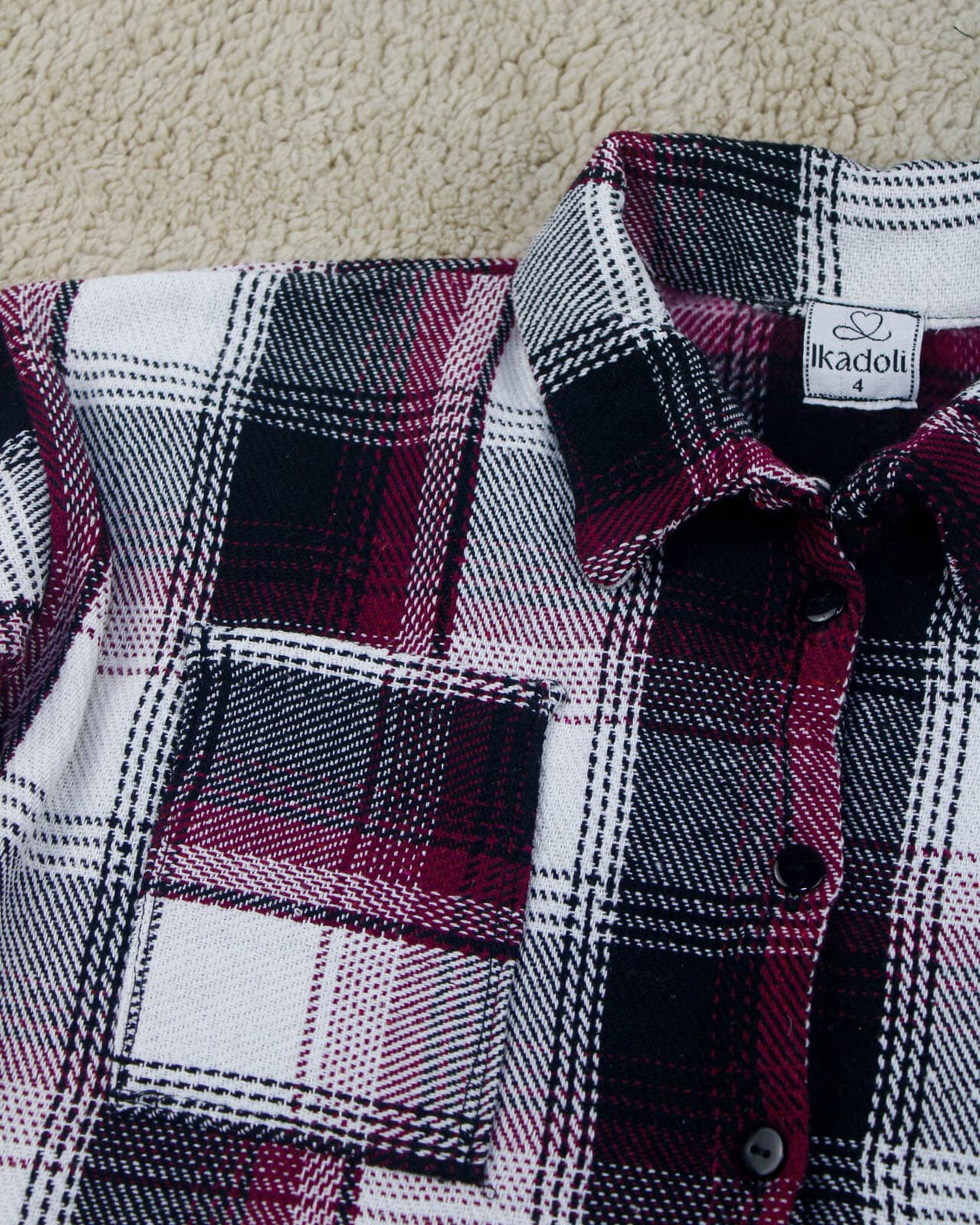 Black and white shirt